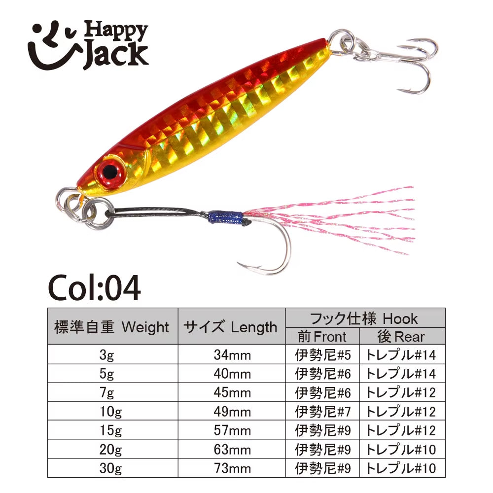 Micro Fishing Jigs 3g 5g 7g 10g 15g 20g 30g – Metal Spoon Baits for Jigging & Shore Casting