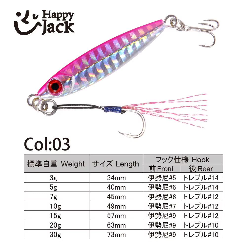 Micro Fishing Jigs 3g 5g 7g 10g 15g 20g 30g – Metal Spoon Baits for Jigging & Shore Casting