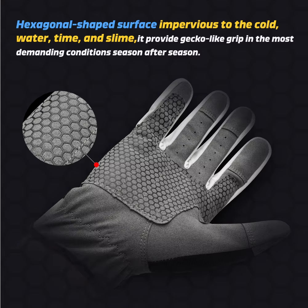 Non-Slip Full-Finger Fishing Gloves – Cut-Resistant, Anti-UV Outdoor Casting & Jigging Gloves for Men and Women